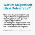 Sie sehen eine Packung Magnesiumcitrat Pulver Vital, Produktbild: 03 Magnesiumcitrat Pulver Vital, A-Nr.: 4362504 - 03