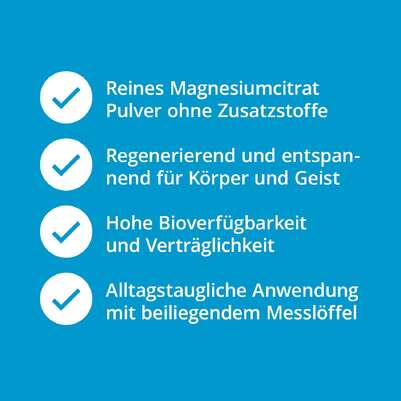 Sie sehen eine Packung Magnesiumcitrat Pulver Vital, Produktbild: 04 Magnesiumcitrat Pulver Vital, A-Nr.: 4362504 - 04