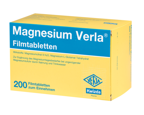 Magnesium Verla - Filmtabletten, A-Nr.: 4210349 - 01