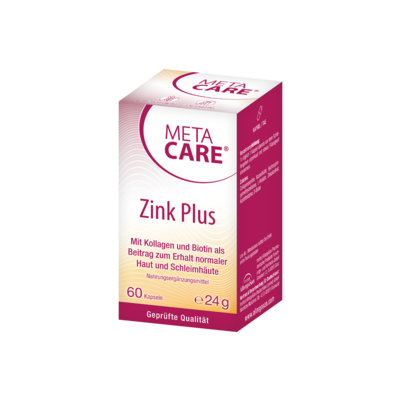 META-CARE® Zink Plus, 60 Kapseln, A-Nr.: 4607207 - 01