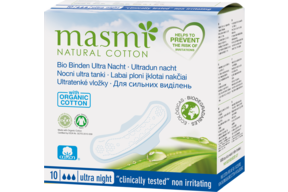 Masmi Organic Care - Bio Monatsbinden Ultra Nacht, A-Nr.: 4368777 - 01