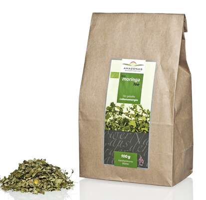 Bio Moringa Tee, 100g, für mehr Fitness und Vitalität auch im hohen Alter, A-Nr.: 5229316 - 01