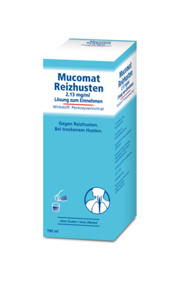 MUCOMAT Hustenstiller 2,13 mg/ml Lösung zum Einnehmen 190ml, A-Nr.: 5502516 - 01