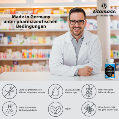Vitamaze L-Carnitin 340mg vegan, A-Nr.: 5179653 - 03