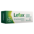 Sie sehen eine Packung Lefax® Kautabletten, Produktbild: 01 Lefax® Kautabletten, A-Nr.: 2456394 - 01