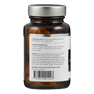 Sie sehen eine Packung Supplementa L-Rhamnosus Plus Kapseln, Produktbild: 03 Supplementa L-Rhamnosus Plus Kapseln, A-Nr.: 5596552 - 03