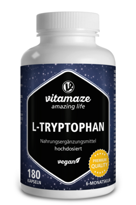 Vitamaze L-Tryptophan 500mg hochdosiert vegan, A-Nr.: 5274038 - 01