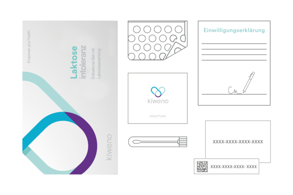 Sie sehen eine Packung Laktose Intoleranz Test, Produktbild: 02 Laktose Intoleranz Test, A-Nr.: 5702617 - 02