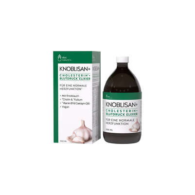 doc nature‘s KNOBLISAN+ CHOLESTERIN + BLUTDRUCK ELIXIER, A-Nr.: 4552601 - 02