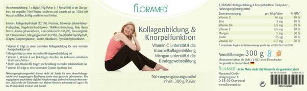 Floramed Kollagenbildung &amp; Knorpelfunktion Pulver, A-Nr.: 4390110 - 01