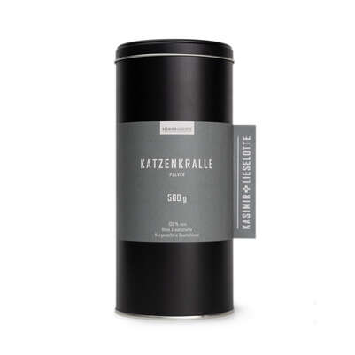 Sie sehen eine Packung Kasimir und Lieselotte – Katzenkralle Pulver 500 g, Produktbild: 01 Kasimir und Lieselotte – Katzenkralle Pulver 500 g, A-Nr.: 5176554 - 01