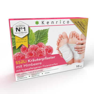 Sie sehen eine Packung SS2Li Kräuterpflaster mit Himbeere, Produktbild: 01 SS2Li Kräuterpflaster mit Himbeere, A-Nr.: 4302488 - 01