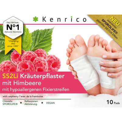 Sie sehen eine Packung SS2Li Kräuterpflaster mit Himbeere, Produktbild: 02 SS2Li Kräuterpflaster mit Himbeere, A-Nr.: 4302488 - 02
