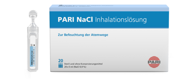 PARI NaCl 0,9% Inhalationslösung, A-Nr.: 4758113 - 01