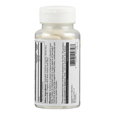 Sie sehen eine Packung Supplementa Inositol 500 mg Kapseln, Produktbild: 02 Supplementa Inositol 500 mg Kapseln, A-Nr.: 5573947 - 02