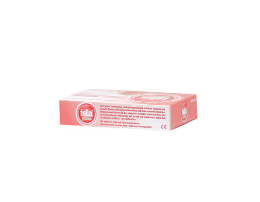 Sie sehen eine Packung isla junior Halspastillen 20 Stück, Produktbild: 02 isla junior Halspastillen 20 Stück, A-Nr.: 4518219 - 02