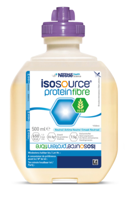 Sie sehen eine Packung Isosource® Protein Fibre, Produktbild: 01 Isosource® Protein Fibre, A-Nr.: 4128576 - 01