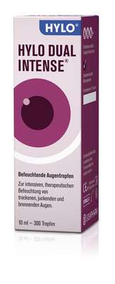 Sie sehen eine Packung Hylo Dual Intense, Produktbild: 01 Hylo Dual Intense, A-Nr.: 5222018 - 01