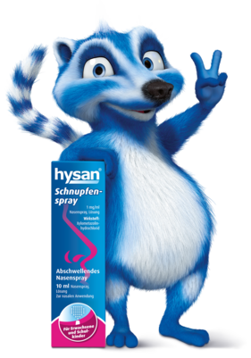 Sie sehen eine Packung Hysan Schnupfenspray, Produktbild: 02 Hysan Schnupfenspray, A-Nr.: 3927832 - 02