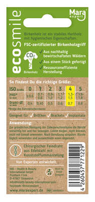 ecosmile INTERDENTALBÜRSTEN ISO 4, mittelbreit, A-Nr.: 5678988 - 02