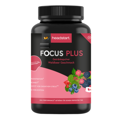 Sie sehen eine Packung FOCUS PLUS Getränkepulver Waldbeer – 1.500g, Produktbild: 01 FOCUS PLUS Getränkepulver Waldbeer – 1.500g, A-Nr.: 4144032 - 01