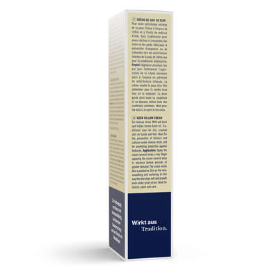 Sie sehen eine Packung Hirschtalg Creme Rösch 60ml, Produktbild: 02 Hirschtalg Creme Rösch 60ml, A-Nr.: 0665834 - 02