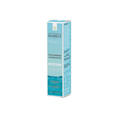 Sie sehen eine Packung Hydra-Protect + revitalisierende Augenkonturpflege LdB, Produktbild: 03 Hydra-Protect + revitalisierende Augenkonturpflege LdB, A-Nr.: 5571523 - 03