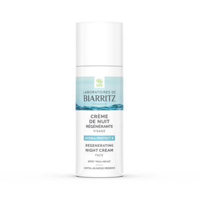Sie sehen eine Packung Hydra-Protect + regenerierende Nachtcreme Gesicht LdB, Produktbild: 01 Hydra-Protect + regenerierende Nachtcreme Gesicht LdB, A-Nr.: 5571546 - 01
