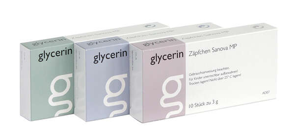 Glycerin Zäpfchen "Sanova" MP 2g, A-Nr.: 3170524 - 02