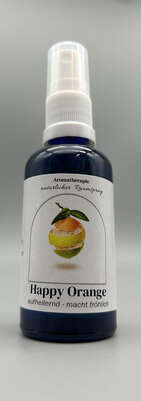 Sie sehen eine Packung Happy-Orange Raumspray 50 ml Aethera, Produktbild: 01 Happy-Orange Raumspray 50 ml Aethera, A-Nr.: 3570873 - 01
