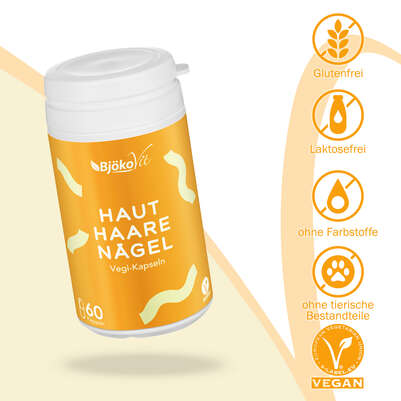 BjökoVit Haut Haare Nägel Kapseln vegan, A-Nr.: 5174561 - 05