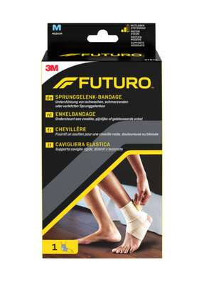 Sie sehen eine Packung FUTURO™ Sprunggelenk-Bandage, M (20.3 - 22.9 cm), Produktbild: 01 FUTURO™ Sprunggelenk-Bandage, M (20.3 - 22.9 cm), A-Nr.: 3041778 - 01