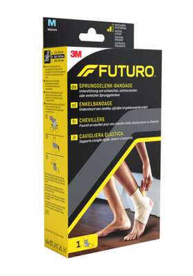 Sie sehen eine Packung FUTURO™ Sprunggelenk-Bandage, M (20.3 - 22.9 cm), Produktbild: 02 FUTURO™ Sprunggelenk-Bandage, M (20.3 - 22.9 cm), A-Nr.: 3041778 - 02
