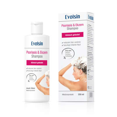 Evolsin Psoriasis &amp; Ekzem Shampoo 250 ml, A-Nr.: 5666206 - 01