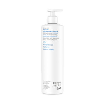 Eubos Wasch und Dusch flüssig blau 400ml mit Spender, A-Nr.: 1672374 - 02