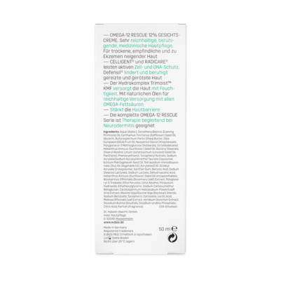 Eubos Omega 12% Gesichtscreme 50 ml, A-Nr.: 3998743 - 05