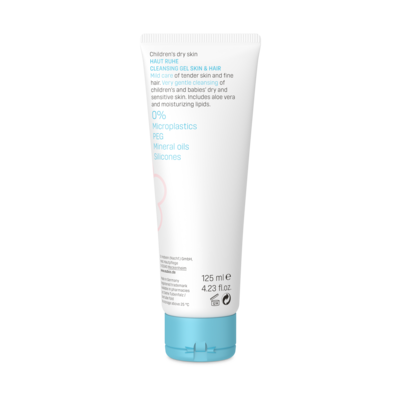 Sie sehen eine Packung Eubos Haut Ruhe Waschgel Haut und Haar 125ml, Produktbild: 02 Eubos Haut Ruhe Waschgel Haut und Haar 125ml, A-Nr.: 3257679 - 02