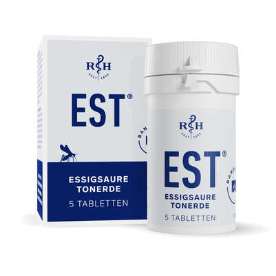 Sie sehen eine Packung EST Essigsaure Tonerde, Produktbild: 01 EST Essigsaure Tonerde, A-Nr.: 4336458 - 01