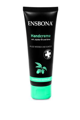 Sie sehen eine Packung ENSBONA Handcreme mit Jojobaöl, Produktbild: 01 ENSBONA Handcreme mit Jojobaöl, A-Nr.: 3042358 - 01