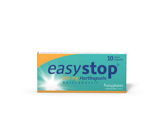 Sie sehen eine Packung easystop 100 mg Hartkapseln, Produktbild: 01 easystop 100 mg Hartkapseln, A-Nr.: 4983123 - 01