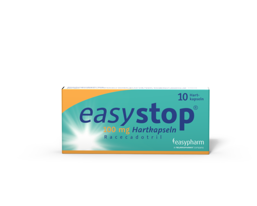 Sie sehen eine Packung easystop 100 mg Hartkapseln, Produktbild: 02 easystop 100 mg Hartkapseln, A-Nr.: 4983123 - 02