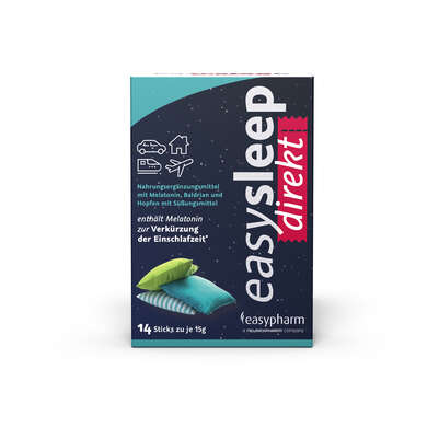 Sie sehen eine Packung easysleep direkt, Produktbild: 01 easysleep direkt, A-Nr.: 5450400 - 01