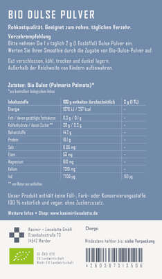 Kasimir + Lieselotte Bio Dulse Pulver, A-Nr.: 5616622 - 03