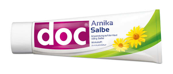 Sie sehen eine Packung doc® Arnika Salbe 50 g, Produktbild: 02 doc® Arnika Salbe 50 g, A-Nr.: 3817167 - 02