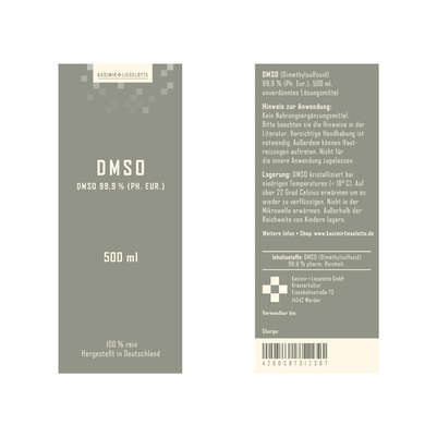 Kasimir + Lieselotte DMSO 500 ml, A-Nr.: 5616585 - 02
