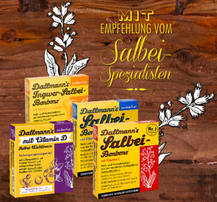 DALLMANN'S SALBEI BONBONS, 37g, FS, A-Nr.: 3390183 - 02