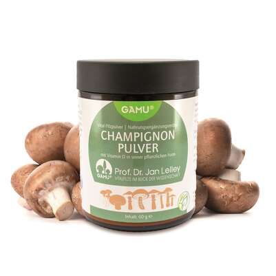 Sie sehen eine Packung Gamu Champignion Pulver, Produktbild: 02 Gamu Champignion Pulver, A-Nr.: 5600360 - 02
