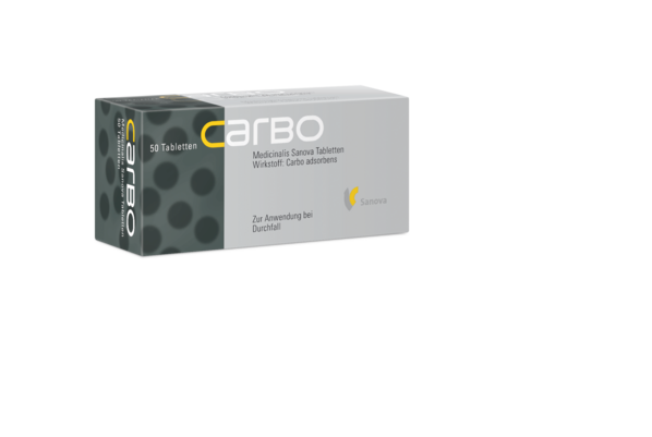 Carbo Medicinalis "Sanova" Tabletten, A-Nr.: 0798860 - 03