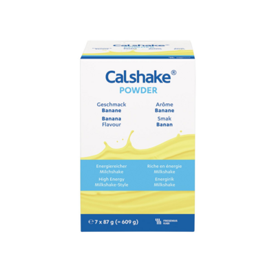 Sie sehen eine Packung Calshake® Banane, Produktbild: 01 Calshake® Banane, A-Nr.: 2883021 - 01