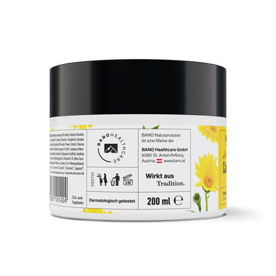 Sie sehen eine Packung Arlberger Calendulin Classic Ringelblumensalbe 200ml, Produktbild: 02 Arlberger Calendulin Classic Ringelblumensalbe 200ml, A-Nr.: 0824391 - 02